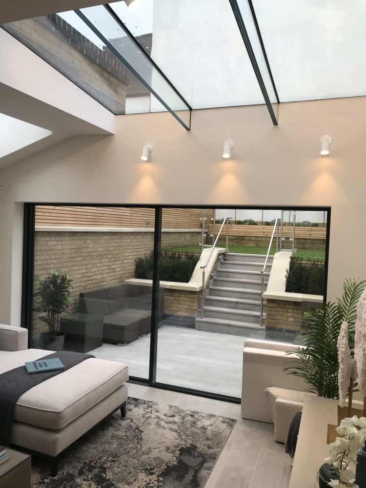 2 pane ultraline sliding doors