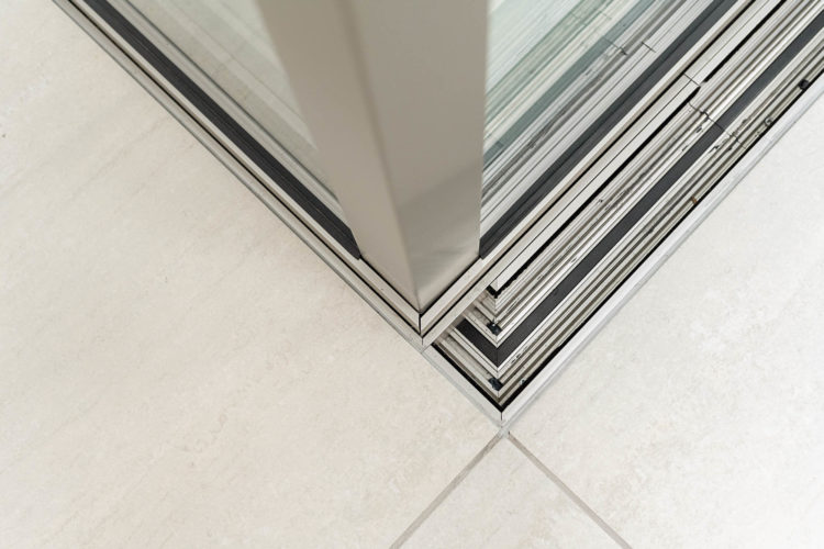 Ultraline minimal frame sliding door patio door kent showroom