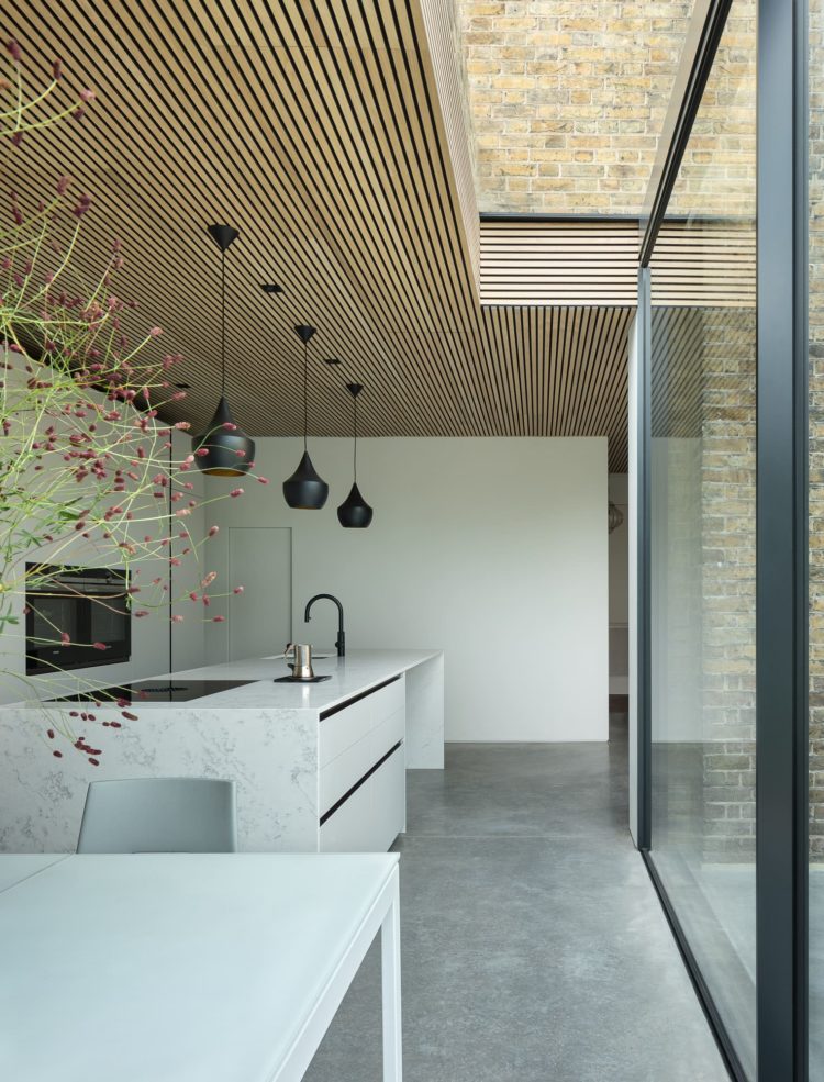 Kirkstall Road Ultraline black seamless sliding doors installation