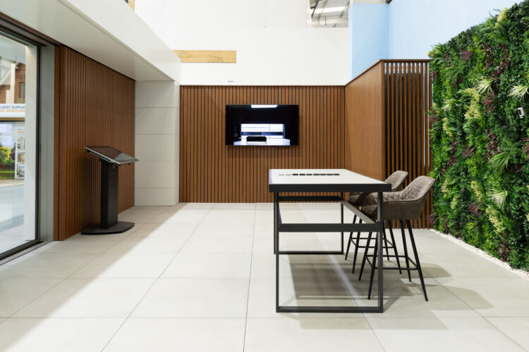 sliding door at WILTSHIRE SHOWROOM