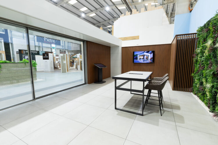 sliding door at WILTSHIRE SHOWROOM